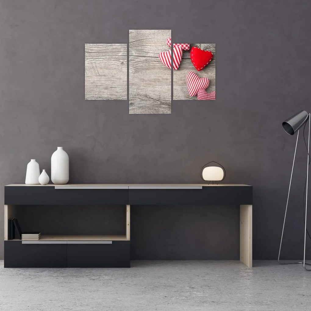 Tablou - Inimioare (90x60 cm)