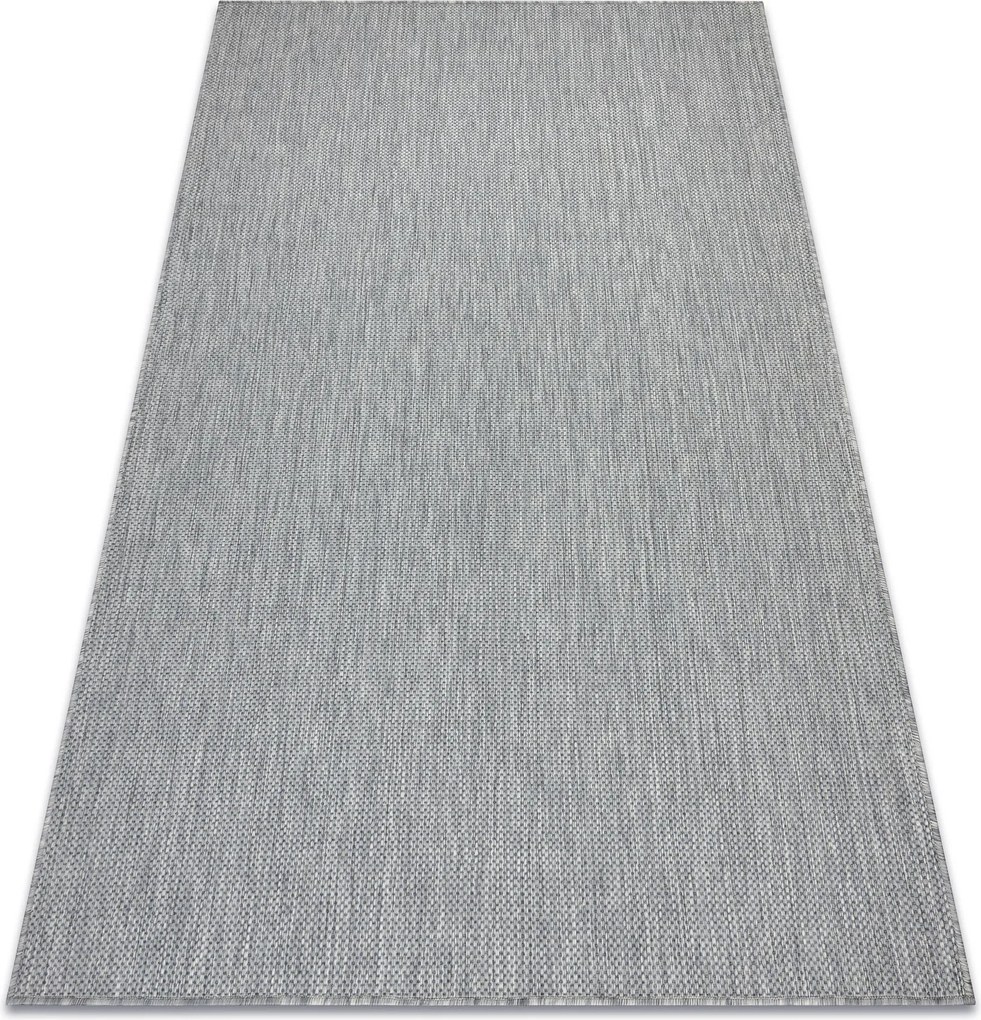 Covor SISAL SION A5165A Melanj țesute plate gri