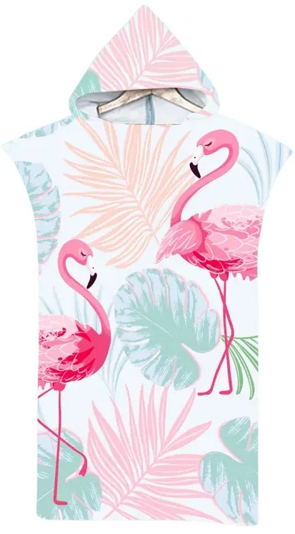 Patura de plaja FLAMINGO set familial 2 buc, colorata
