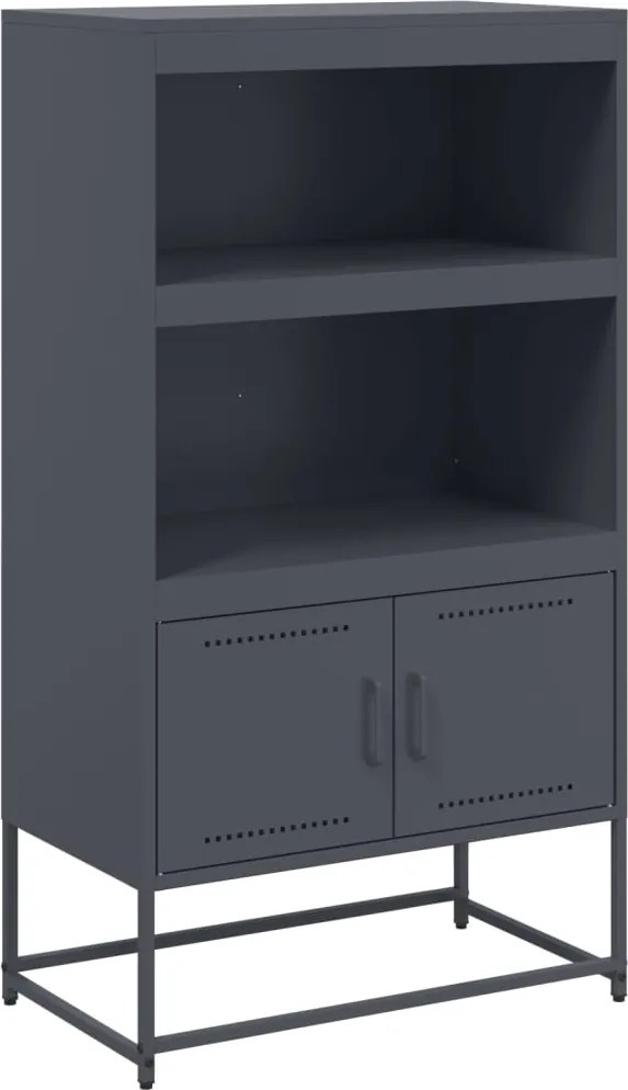 vidaXL Dulap înalt, antracit, 68,5x38,5x123,5 cm, oțel