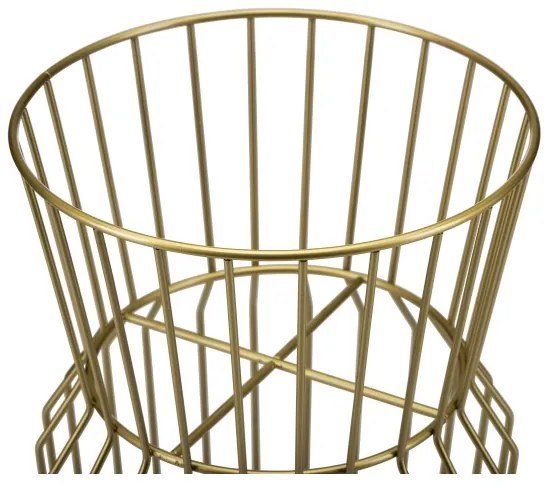 Suport de flori 50x26 cm auriu