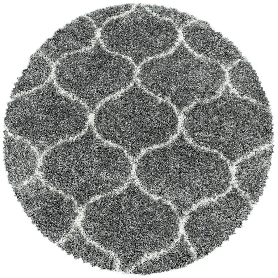 Covor gri rotund ø 160 cm Salsa – Ayyildiz Carpets