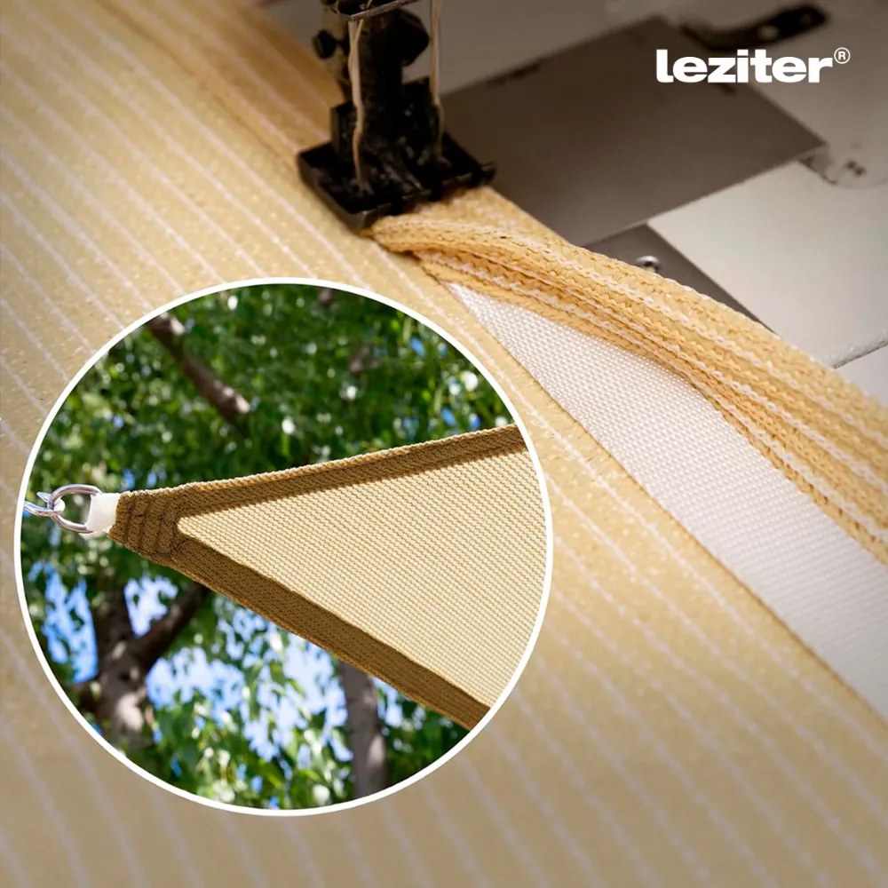 Rana soare naviga dreptunghiular 5x6 m bej