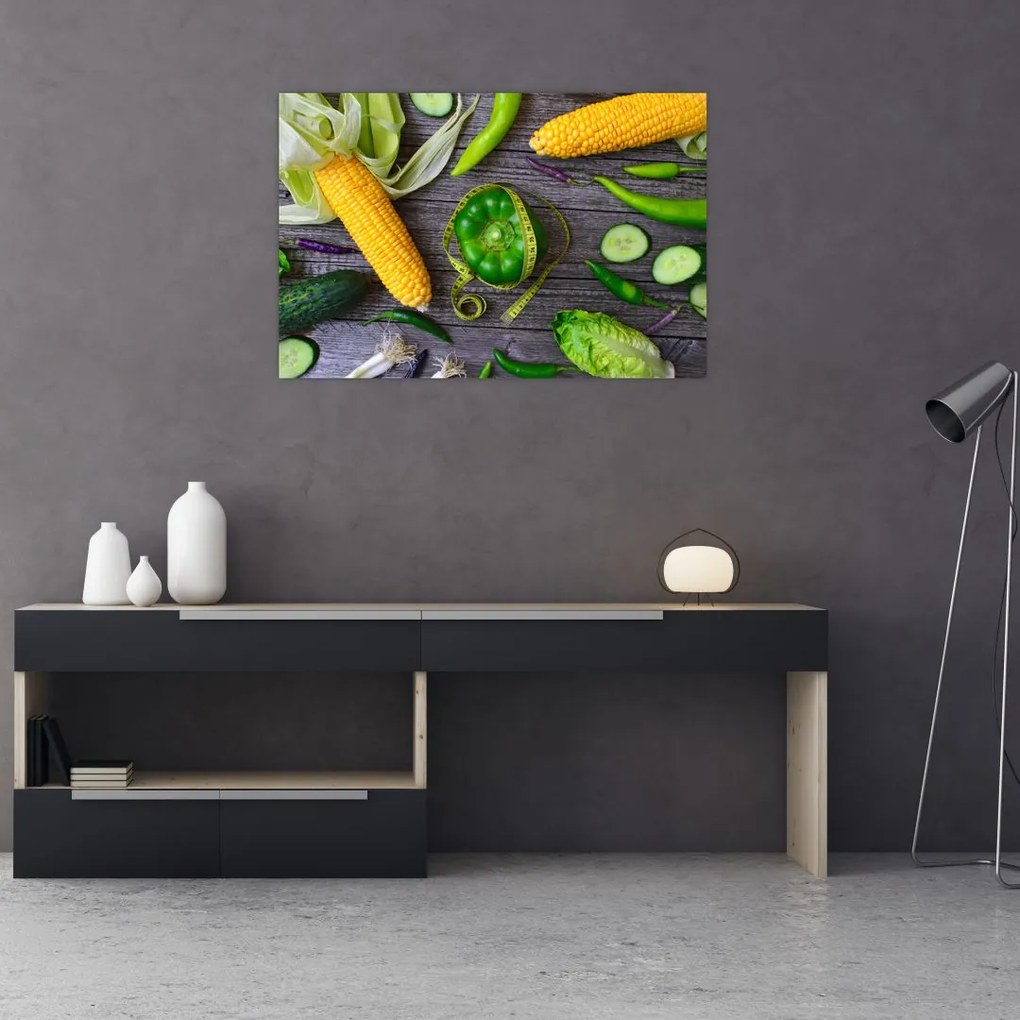 Tablou cu legume (90x60 cm)