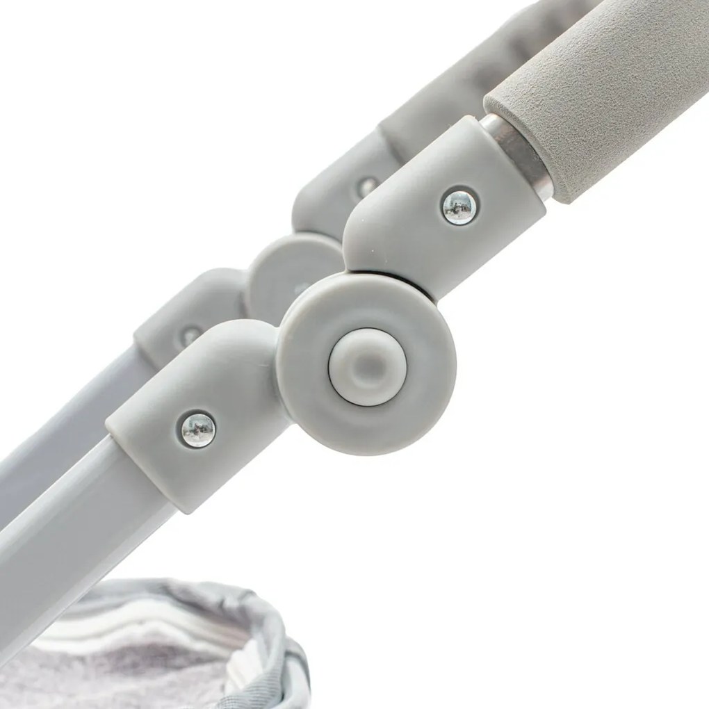 Baby Mix Cărucior pentru păpuși 2 în 1 Sophie roz - gri, 63,5 x 37 x 63,5 cm