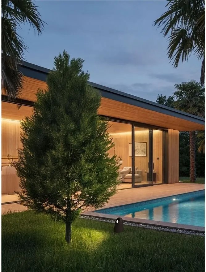 Mini Stalp din ciment iluminat exterior LED IP65 REXEL