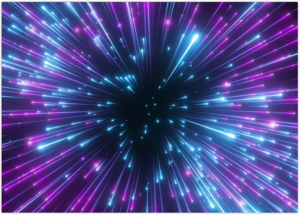 Tablou - Spațiu neon (70x50 cm)