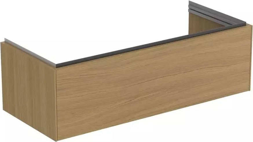 Dulap baza suspendat Ideal Standard Atelier Conca 1 sertar finisaj stejar deschis 120 cm