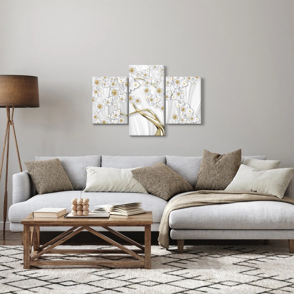 Tablou - Copac cu decor auriu (90x60 cm)