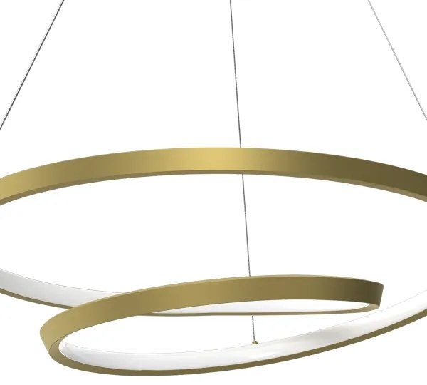 Lustră LED pe cablu LUCERO LED/48W/230V aurie