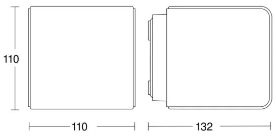 Aplică LED de exterior L835 C LED/9,1W/230V IP44 antracit Steinel 079260
