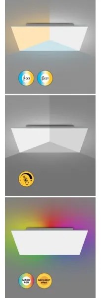 Rabalux 71001 - Plafonier LED RGB FARAMIR 18W/230V dimabil + DO