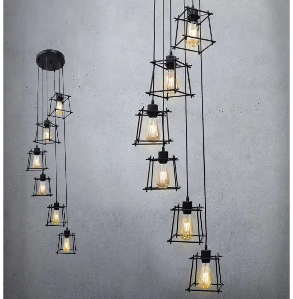 Lustră pe cablu RYGA 6xE27/20W/230V