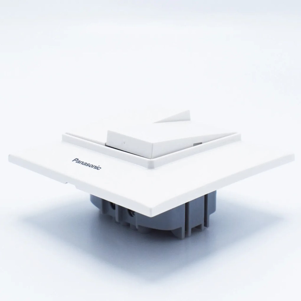 Intrerupator dublu, 10A, IP20, Alb, Panasonic Arkedia Slim
