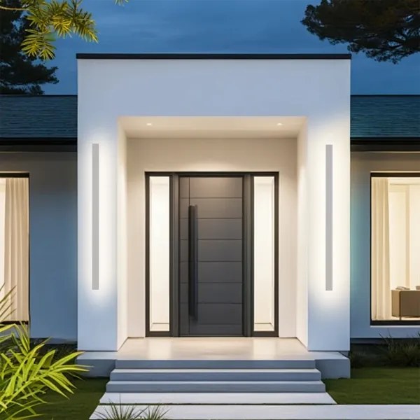 BRILAGI - Aplică LED de exterior LINEAR, 32W, 230V, 3000K, IP65, 140 cm, albă, CRI 90