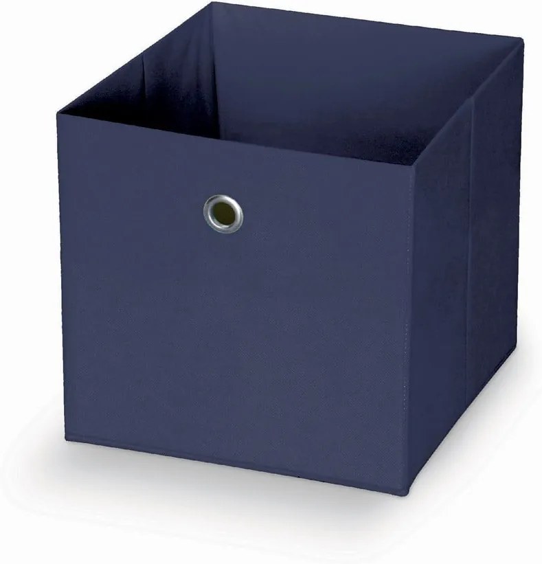 Cutie pentru depozitare Domopak Stone, 32 x 32 cm, albastru închis