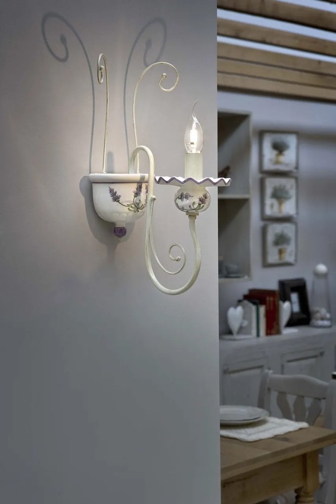 Aplica clasica realizata manual din ceramica SANREMO