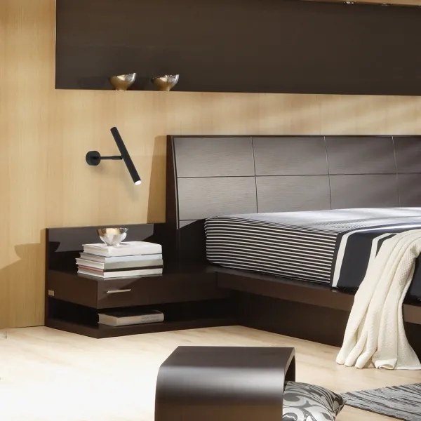 Spot de perete MONZA 1xG9/8W/230V negru