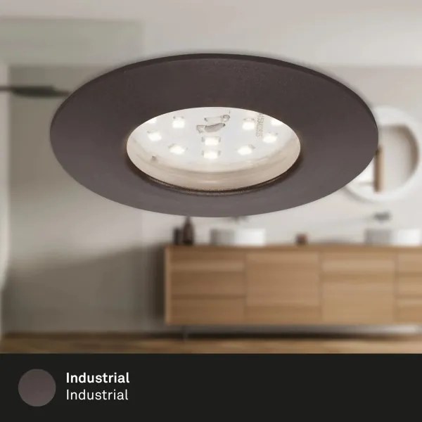 SET 3x corp de iluminat LED dimabil pentru baie ATTACH LED/6,5W/230V IP44 Briloner 7295-031