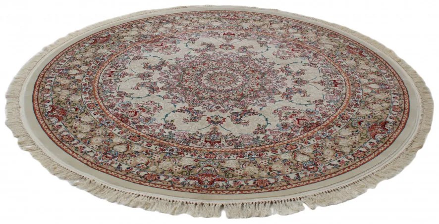 Covor rotund bej Medalion 150x150 (Premium) Covor persan