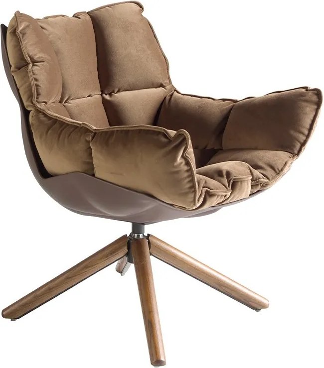 Fotoliu pivotant modern ultra confortabil Brown