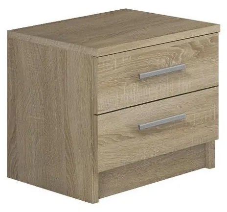 Noptieră TOD, stejar Sonoma