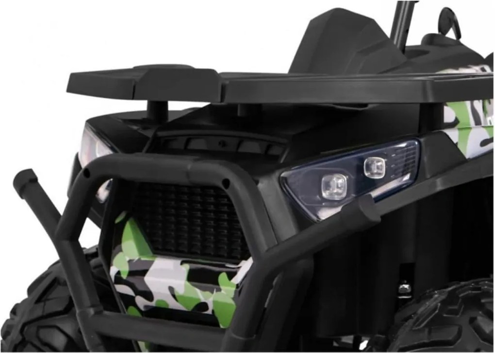 ATV Electric cu acumulator pentru copii NOVOKIDS™ Desert Rider , Cu faruri luminoase, Roti din Cauciuc EVA, 3-12 ani , max 50 kg , 2 Baterii de 12V,