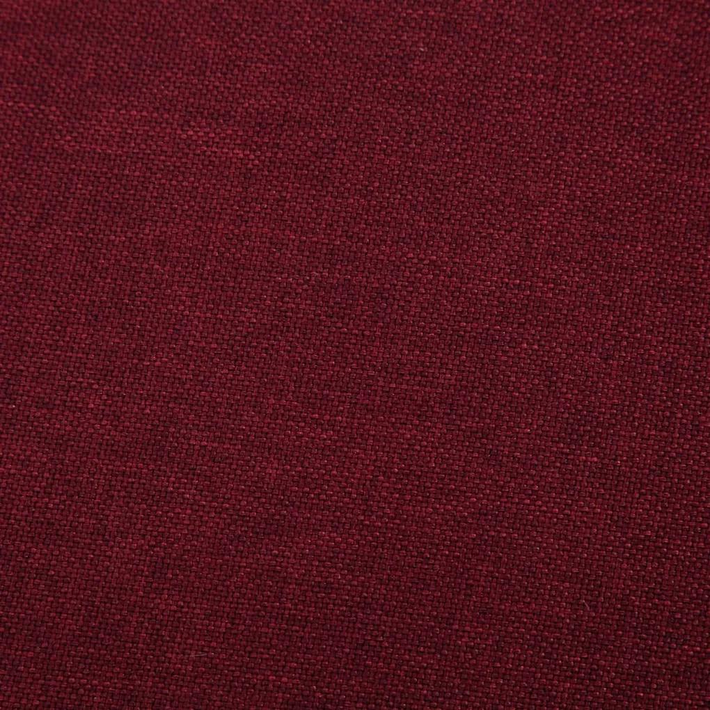 Fotoliu cubic, rosu vin, material textil 1, Bordo