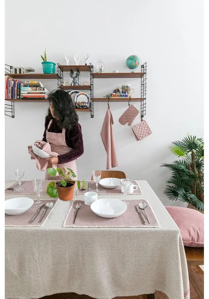 Suport pentru farfurii din material textil 48x33 cm Maya - Tiseco Home Studio