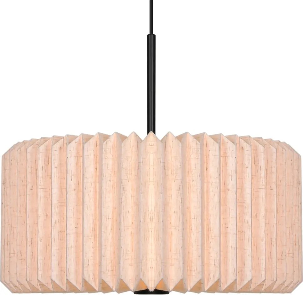 Lustra suspendata moderna cu abajur plisat Vivienne