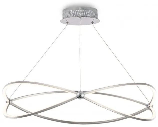 Lustra suspendata LED design elegant WEAVE nickel MYMOD062PL-L56CH3K