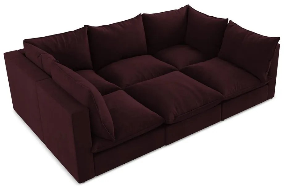 Canapea burgundy 255 cm Manao – Makamii