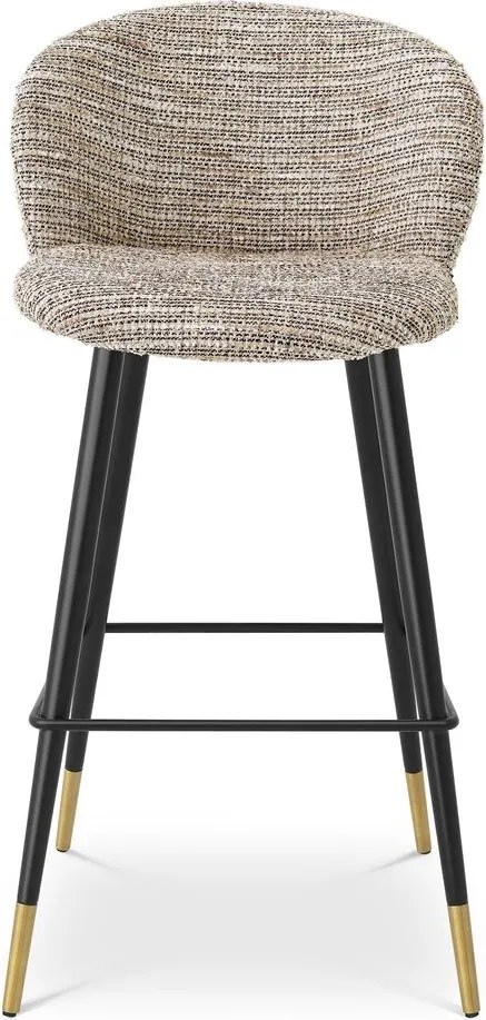 Scaun de bar design elegant LUX Volante, bej mademoiselle 115735 HZ