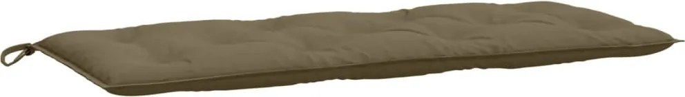 vidaXL Pernă bancă de grădină, melanj gri taupe, 120x50x7 cm, textil