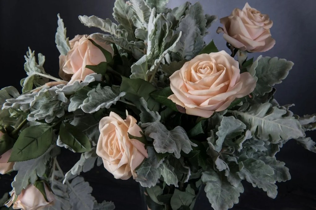 Aranjament floral mare design LUX VASE FRAGRANCE ROSES CORFU 1142258.23