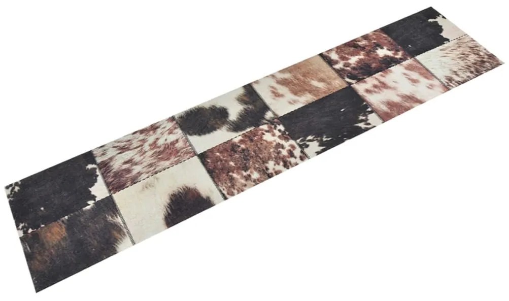 vidaXL Covor de bucătărie lavabil Animal Skin, 60x300 cm, catifea