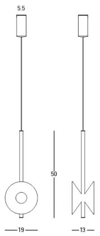 Pendul  23176 Zambelis LED, Maro, Grecia