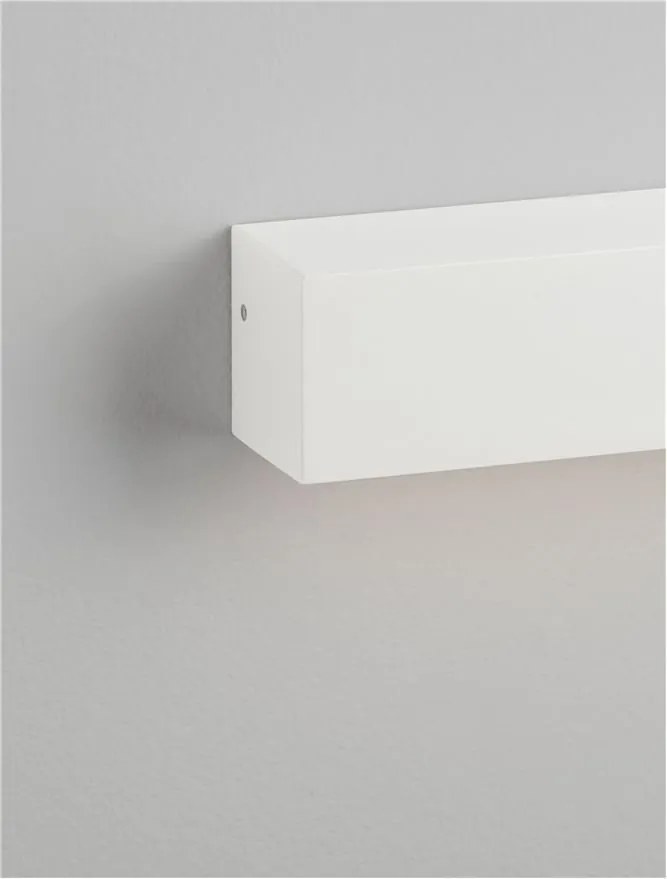 Aplica perete exterior LED IP65 ALLURE alb