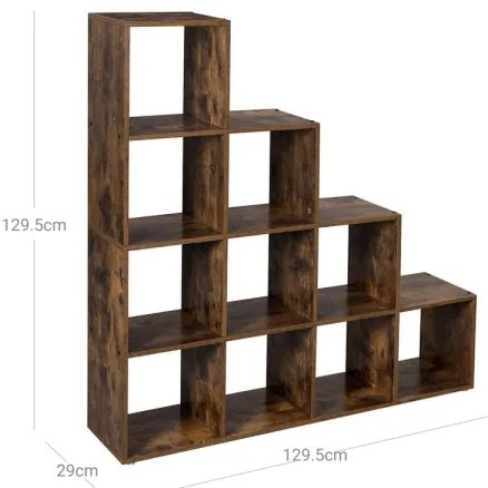 Bibliotecă DOVARO, maro