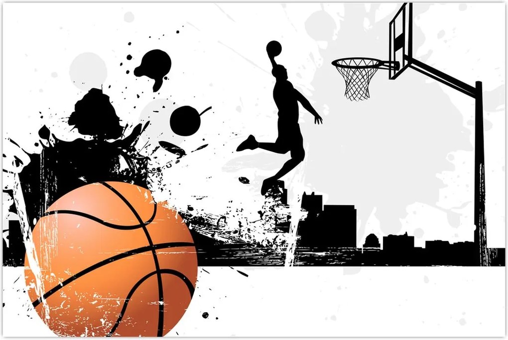 Tablou - Bachetbalist (90x60 cm)