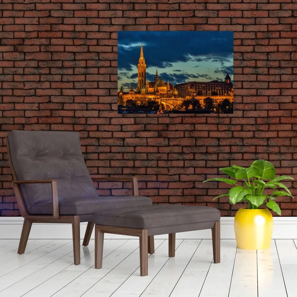Tablou cu construcție iluminată (70x50 cm)