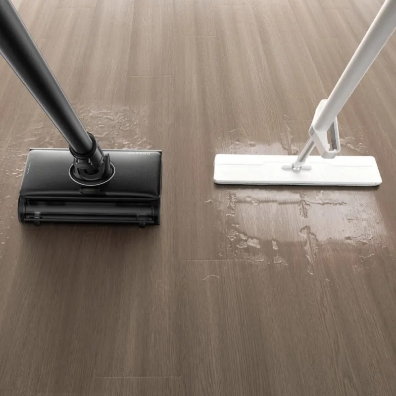 Aspirator vertical fara fir Dreame Z30 AquaCycle VZV77B, 855W, 310AW, 150000 rpm, 3 trepte, 0.32/0.4/0.6 l, 90 min, HEPA H14, LED, Motor fara perii, Negru