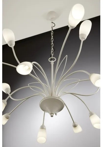 Jupiter 2062 - Candelabru pe lanț GLORIOSA 15xG9/14W/230V crem