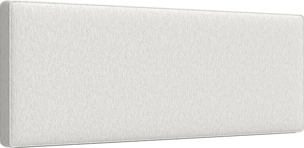 HOMCOM Tăblie montată pe perete pentru pat, 160 x 10 x 60 cm, husă textilă, alb crem | Aosom Romania
