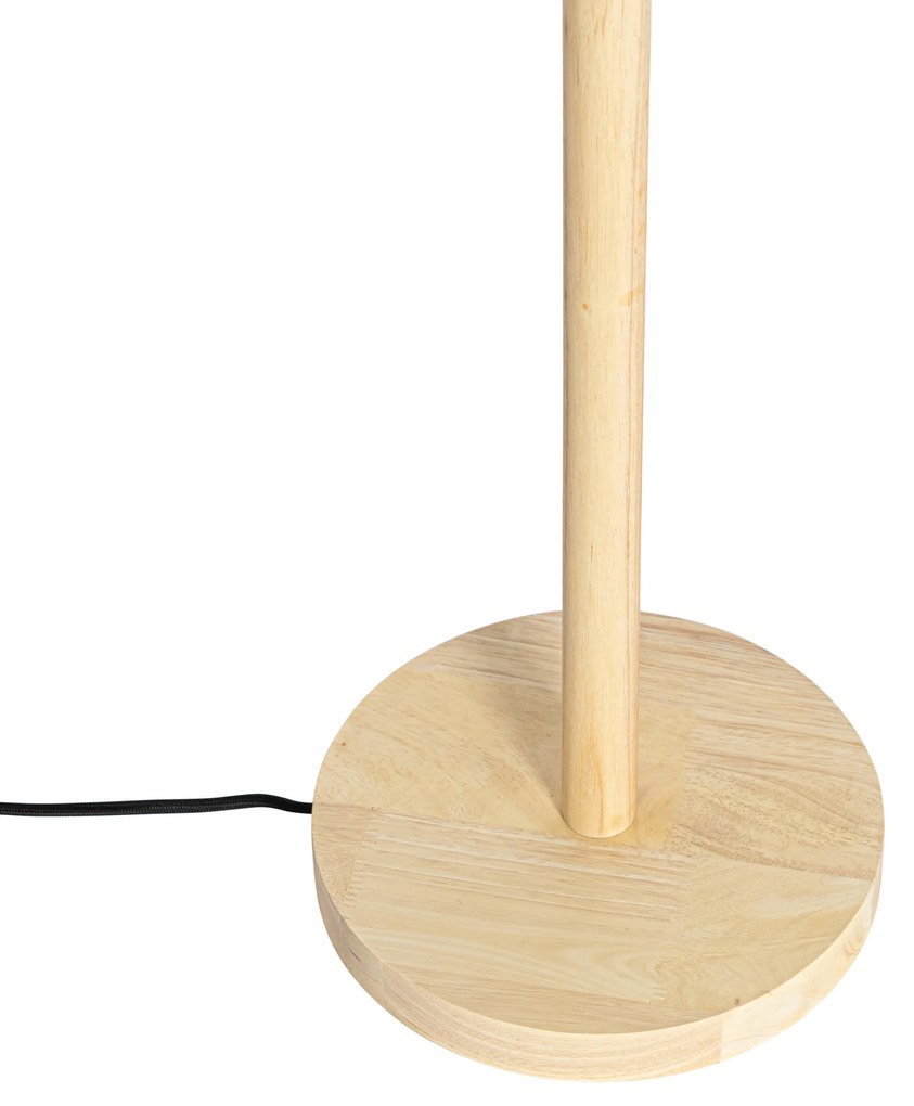 Lampă de podea rustică din lemn fără abajur - Mels