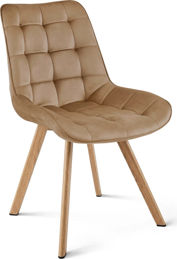 Scaun de masa SORIA VELVET, maro