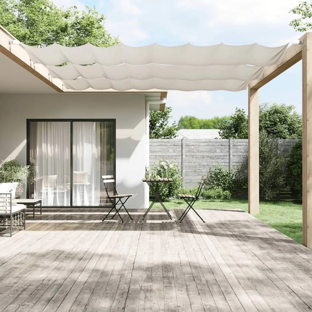 vidaXL Copertină verticală, alb, 100x800 cm, țesătură Oxford