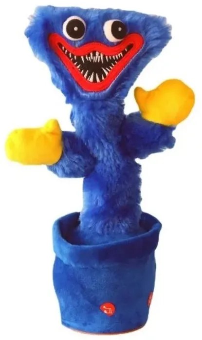 Zaparkorun Pluș dansator și vorbitor Huggy Wuggy - albastru