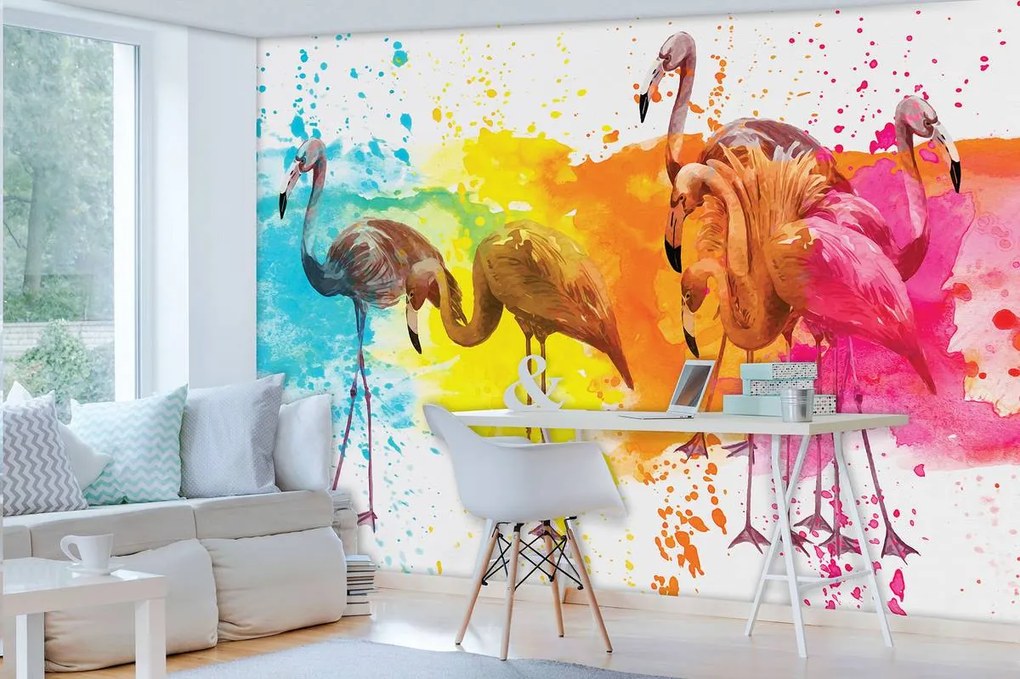 Fototapet - Flamingo (152,5x104 cm)