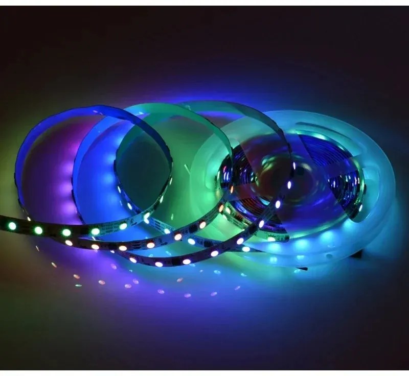 Bandă LED Digitală RGB 14.4W/m 10m/Rolă 24V